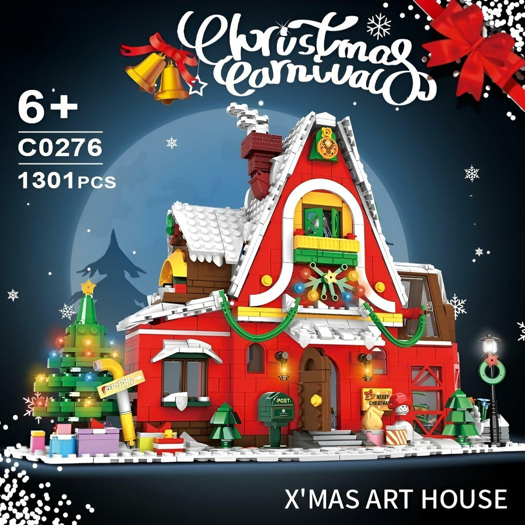 Chodia Gingerbread House Building Block Set Xmas Ornaments 1301 PCS
