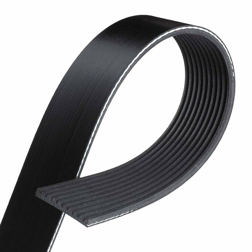 PartsBroz K060763 Micro-V Serpentine Drive Belt Compatible with Gates Black