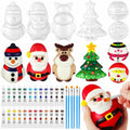[Like New] Poen 12 Pack Christmas Slow Rise Squeeze Soft Toy Kids Xmas Crafts