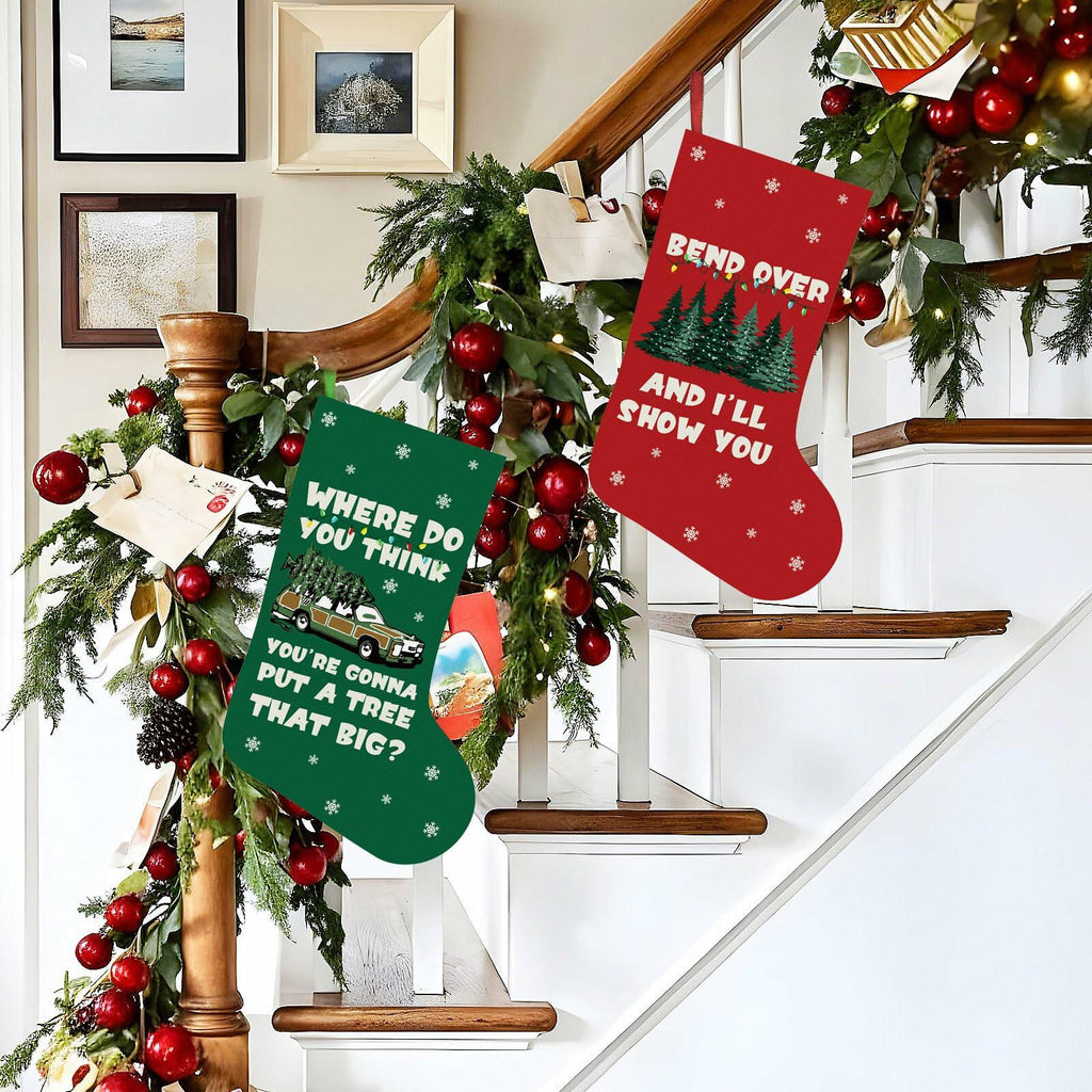 Christmas Vacation Stockings 2 Pack 16 Inch Griswold Family White