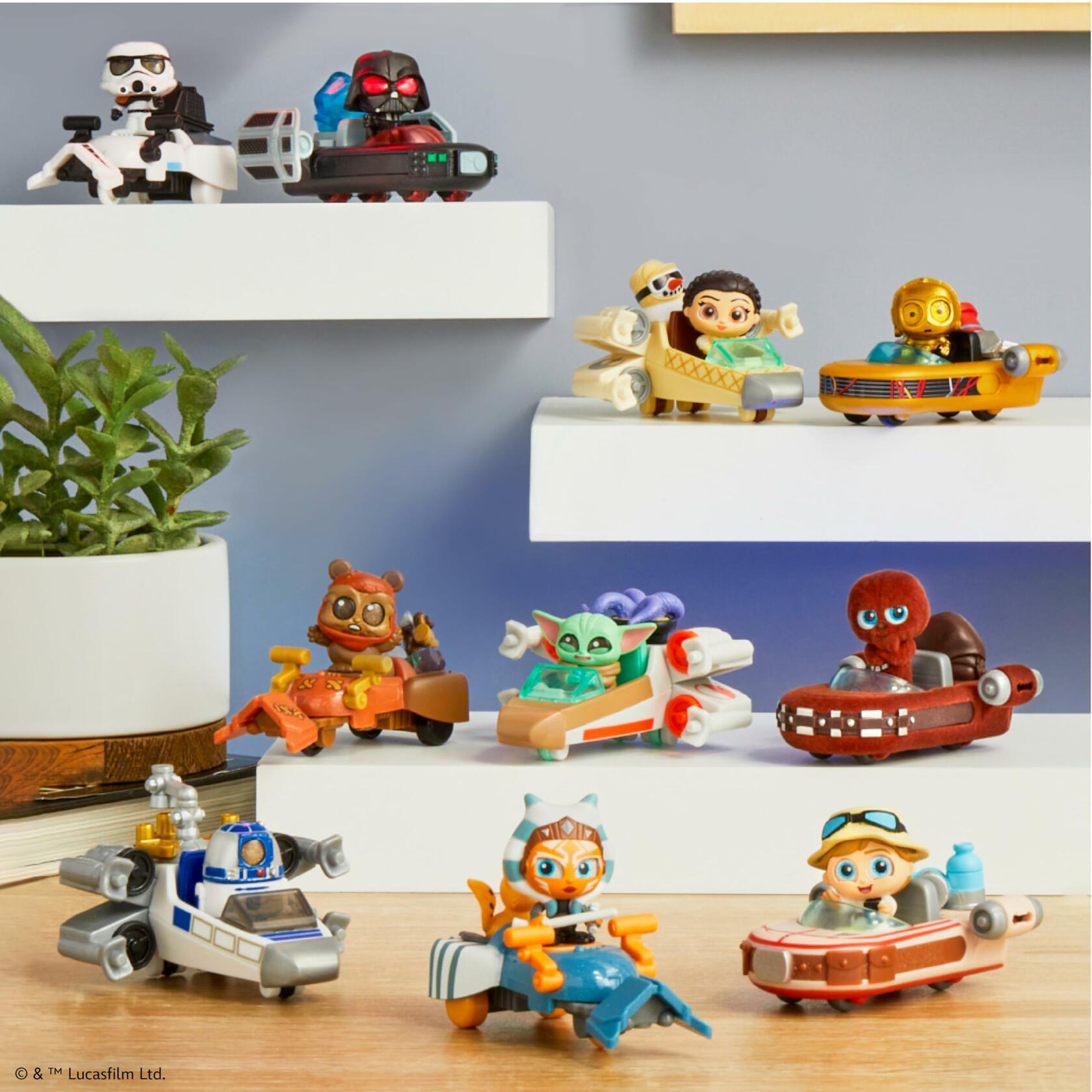 Just Play Star Wars Doorables Galactic Cruisers Collectible Figures Multi-color