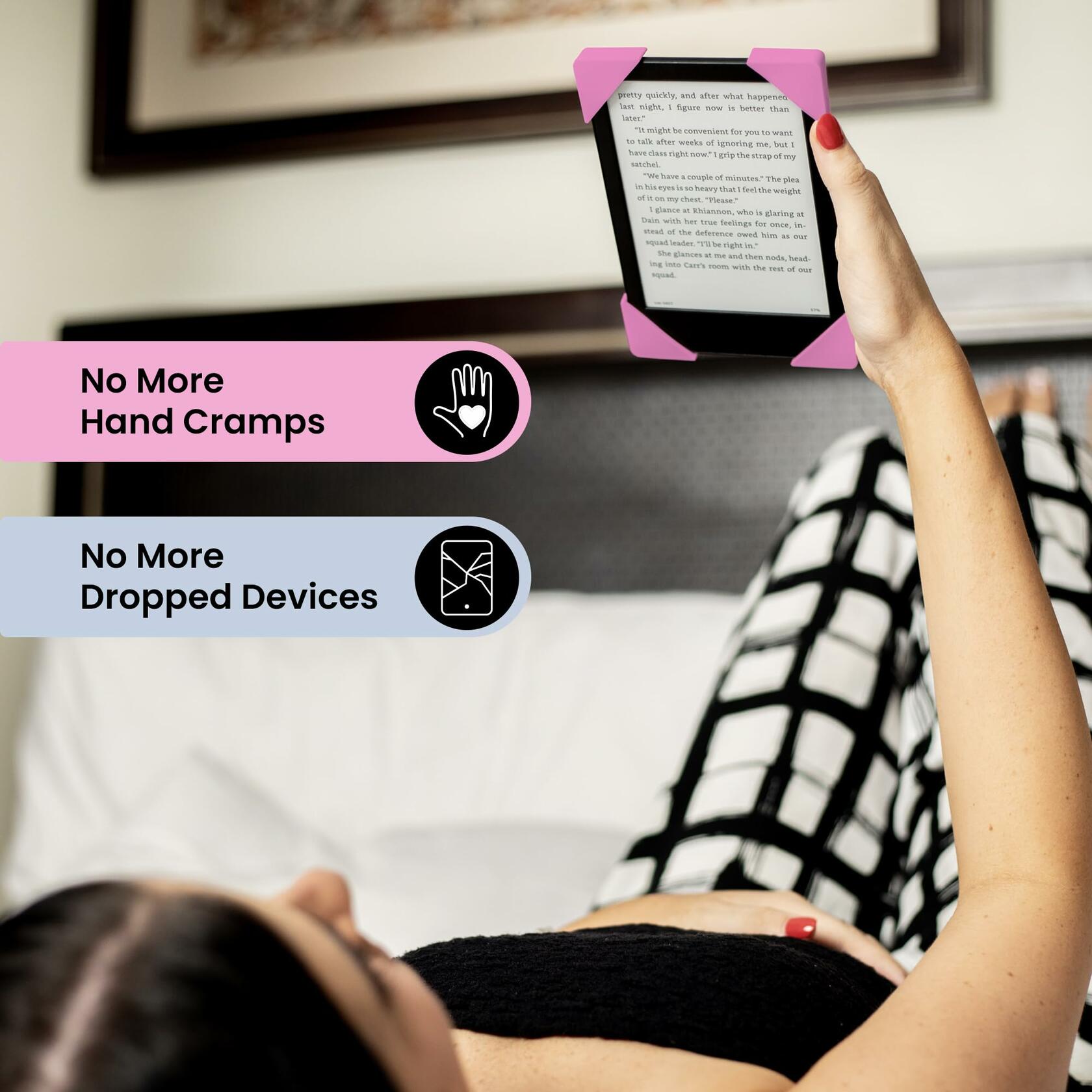 Strapsicle Hand Strap for Kindle Basic 11th/12th Gen & Kobo NIA Small Black