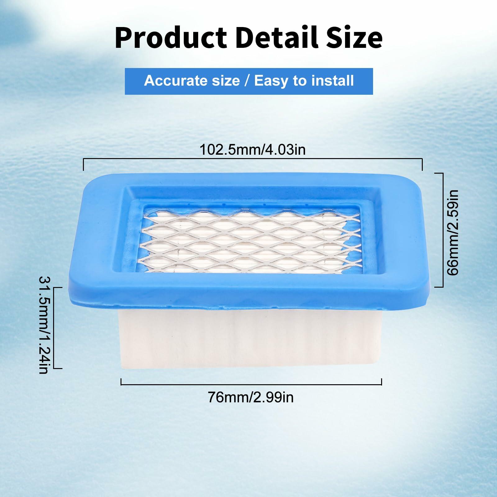 JICHEKU Air Filter A226000032 for Echo PB403 PB413 PB500 PB580 PB650 5PCS