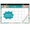 Lbylyhxc 2026 18-Month Desk Calendar Flowers 17x12 inches