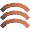 Toromp 2x2 Inch Soft Touch Sanding Pads 27 Pack Orange 320-3500 Grit