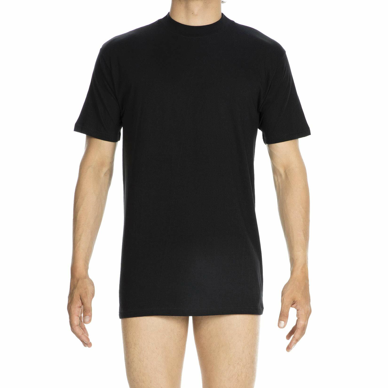 HOM Harro Black Crew Neck T Shirt Black Size M