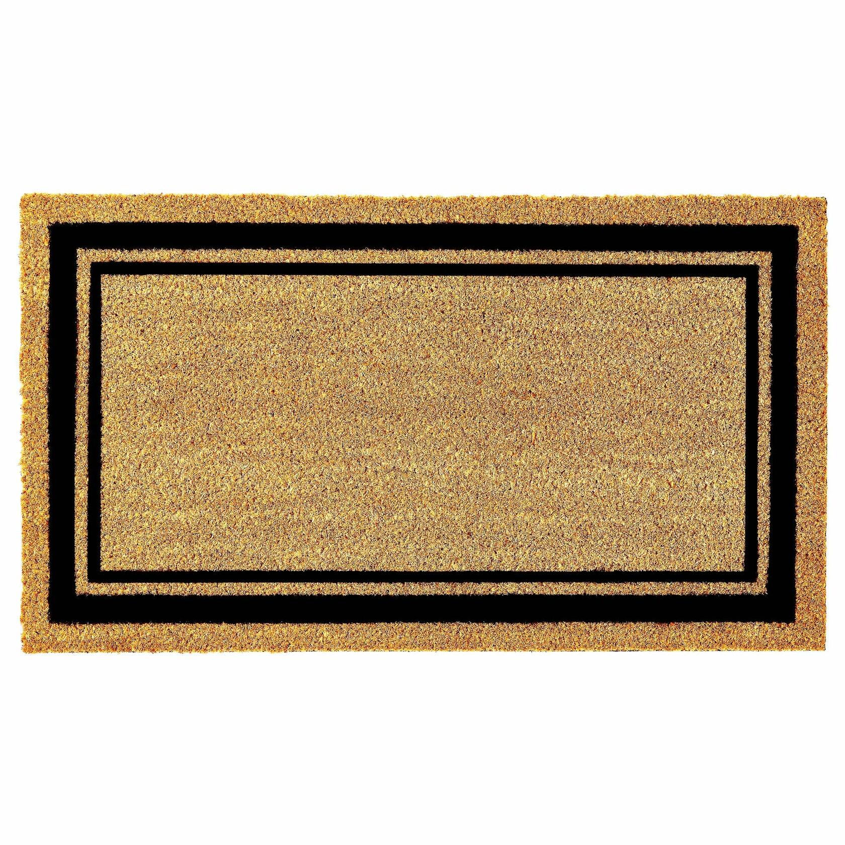 KANKUN Coco Coir Door Mat Heavy Duty Backing 17x30 Halloween2 Welcome