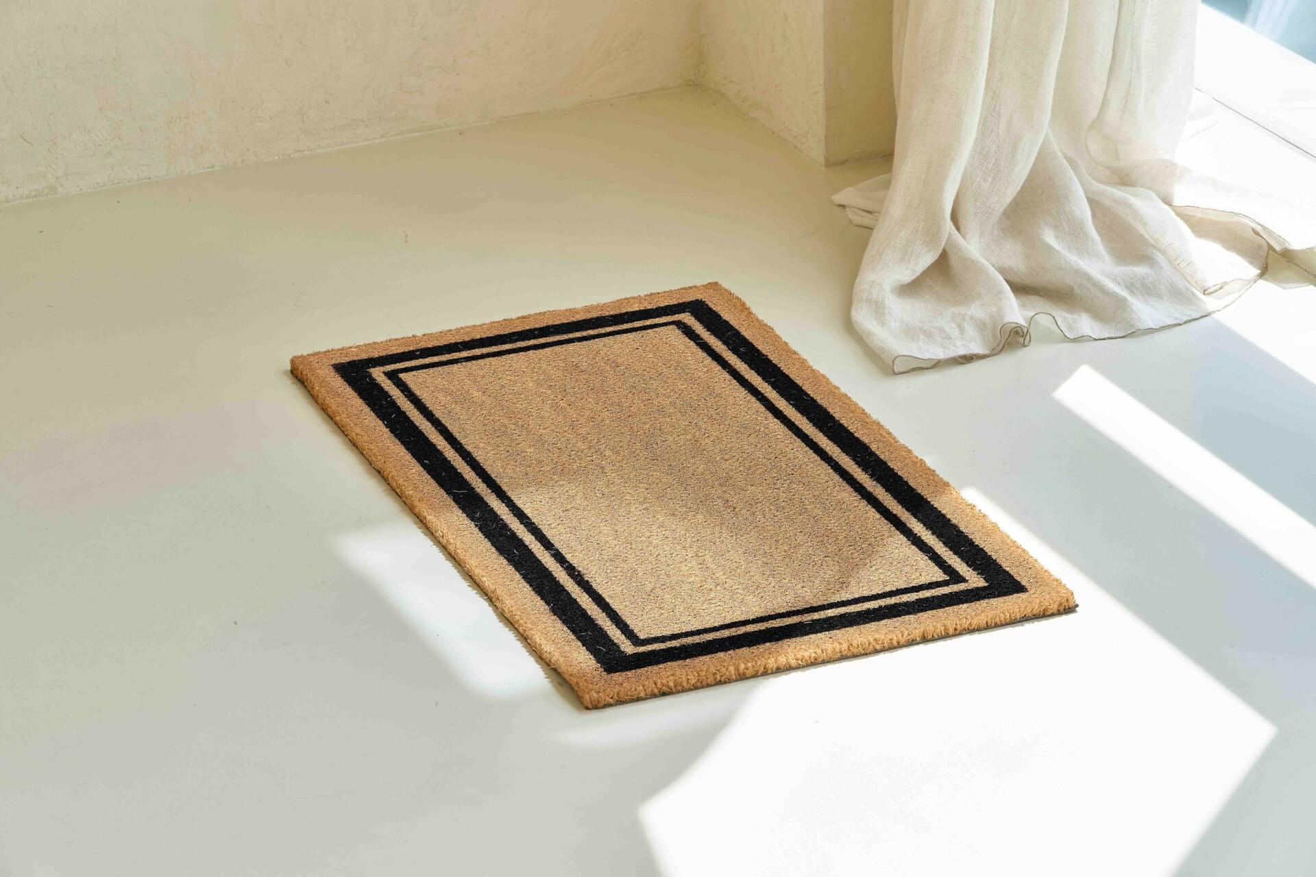 KANKUN Coco Coir Door Mat Heavy Duty Backing 17x30 Halloween2 Welcome