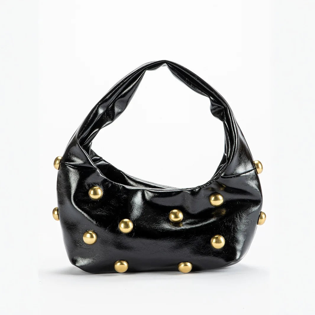 Orvia Rivet Cloud Shoulder Bag