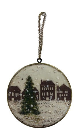 Trish McFerran Winter Tree Encaustic Art Ornament