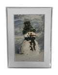 Trish McFerran Encaustic Snowman Print Art P145-2
