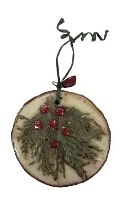 Trish McFerran Encaustic Ornament Art 445-3