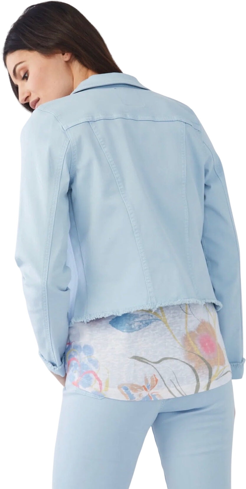 FDJ Frayed Hem Shirt Jacket 1939511