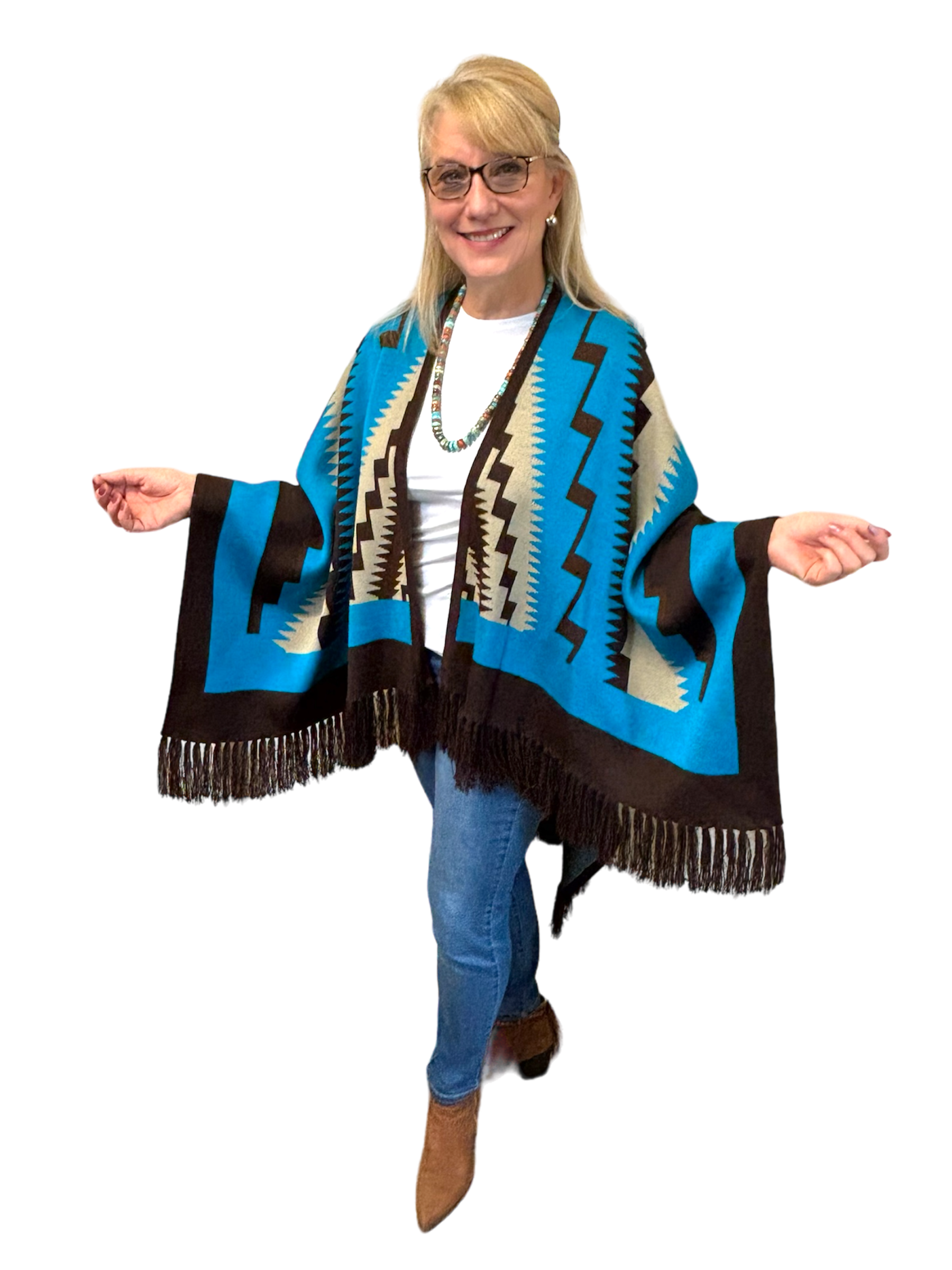 Peruvian Wrap - Blue