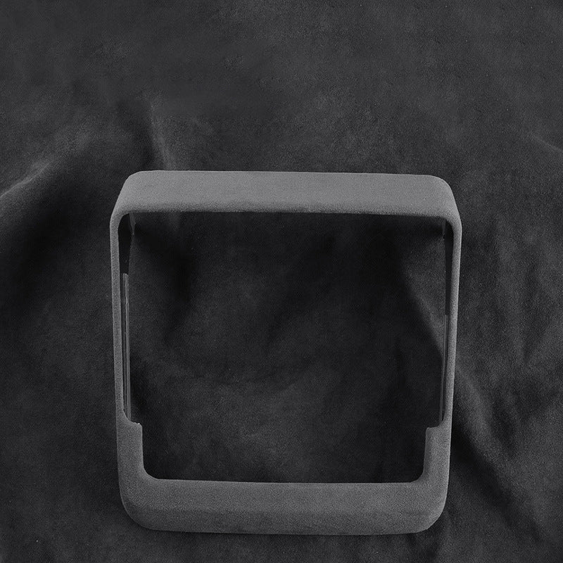Rear Display Frame In Tumbled Leather for Model 3 Highland / Model Y Juniper