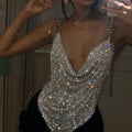 Rhode Diamond Mesh Chain Top