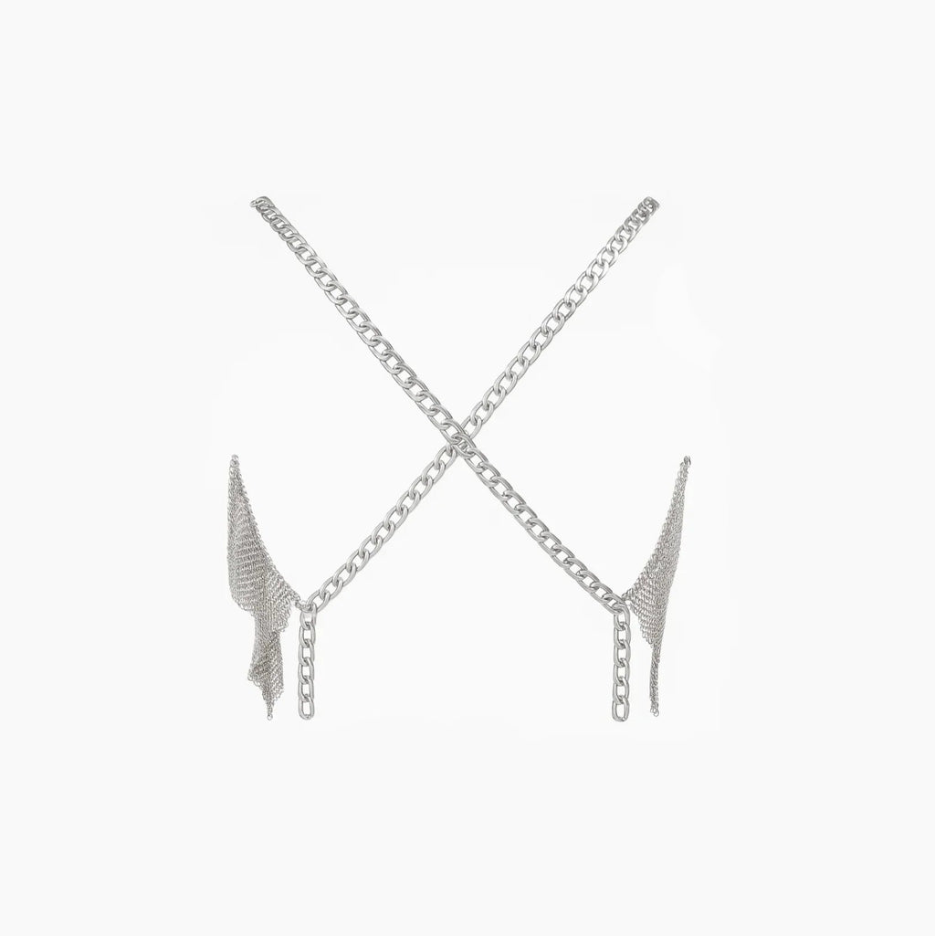 Rhode Diamond Mesh Chain Top