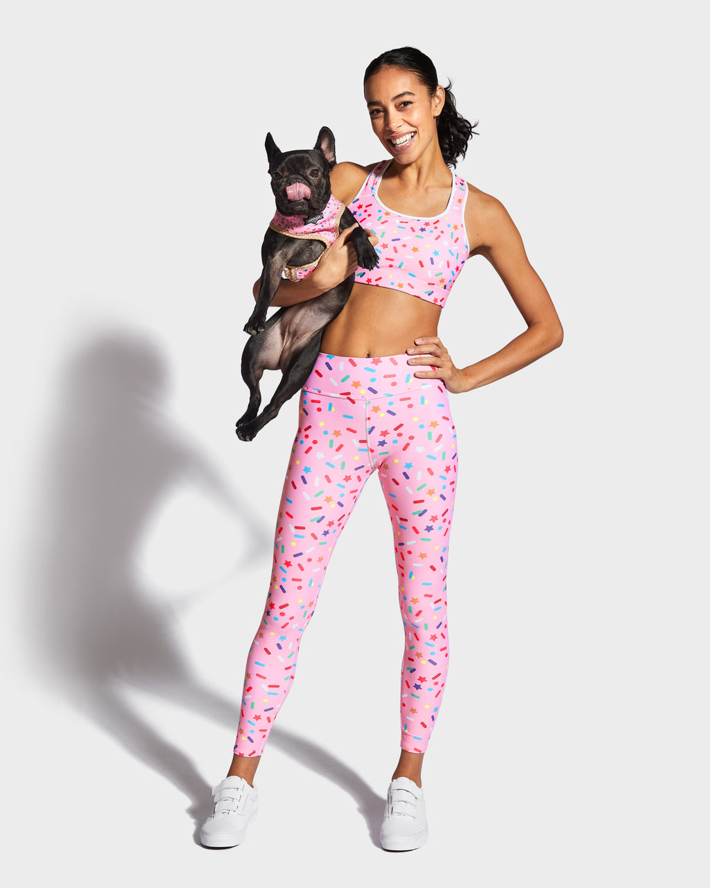 Sprinkle Me Pink Sports Bra