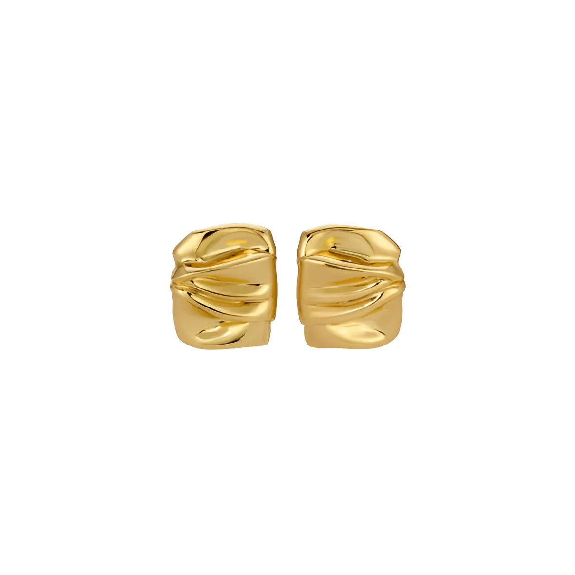 Satin Fold Earrings