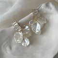 Shimmering Duo Shell Earrings
