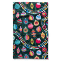 Shiny Ornaments Geometry Tea Towel