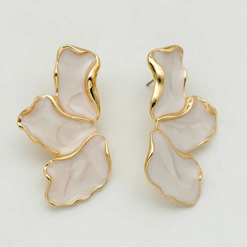 Single Flower Stud Earrings