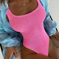 Spotlight Hot Pink Crinkle One-Piece Swimsuit