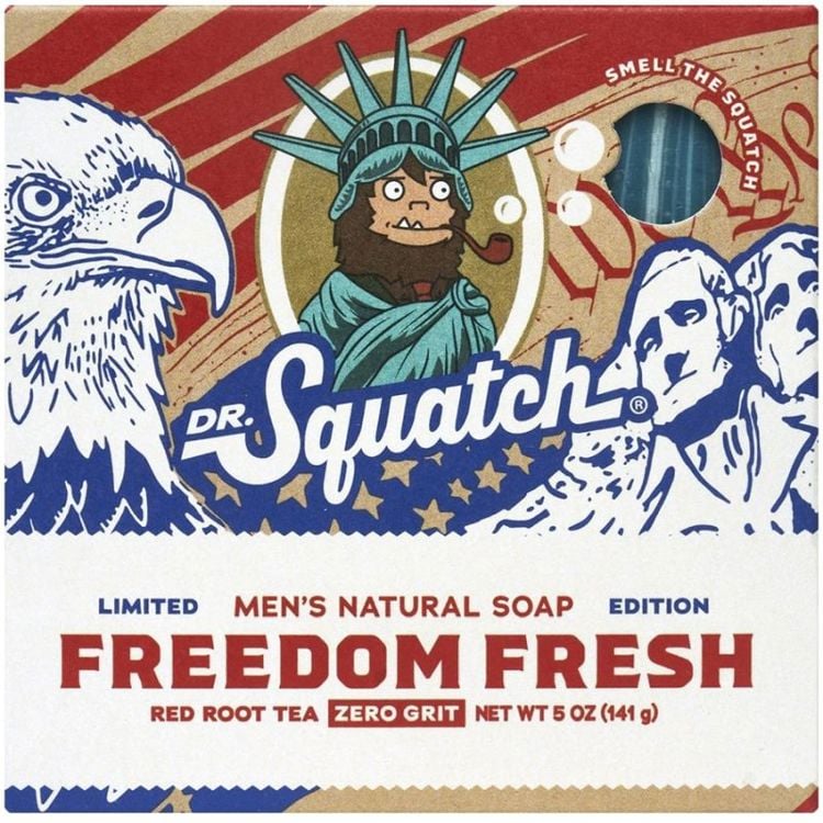 Dr. Squatch Limited Edition Freedom Fresh Bar Soap