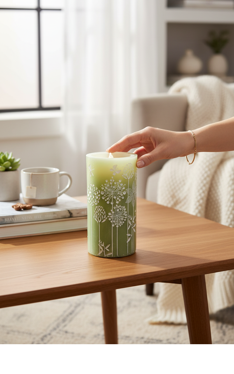 Dandelion Water Candle