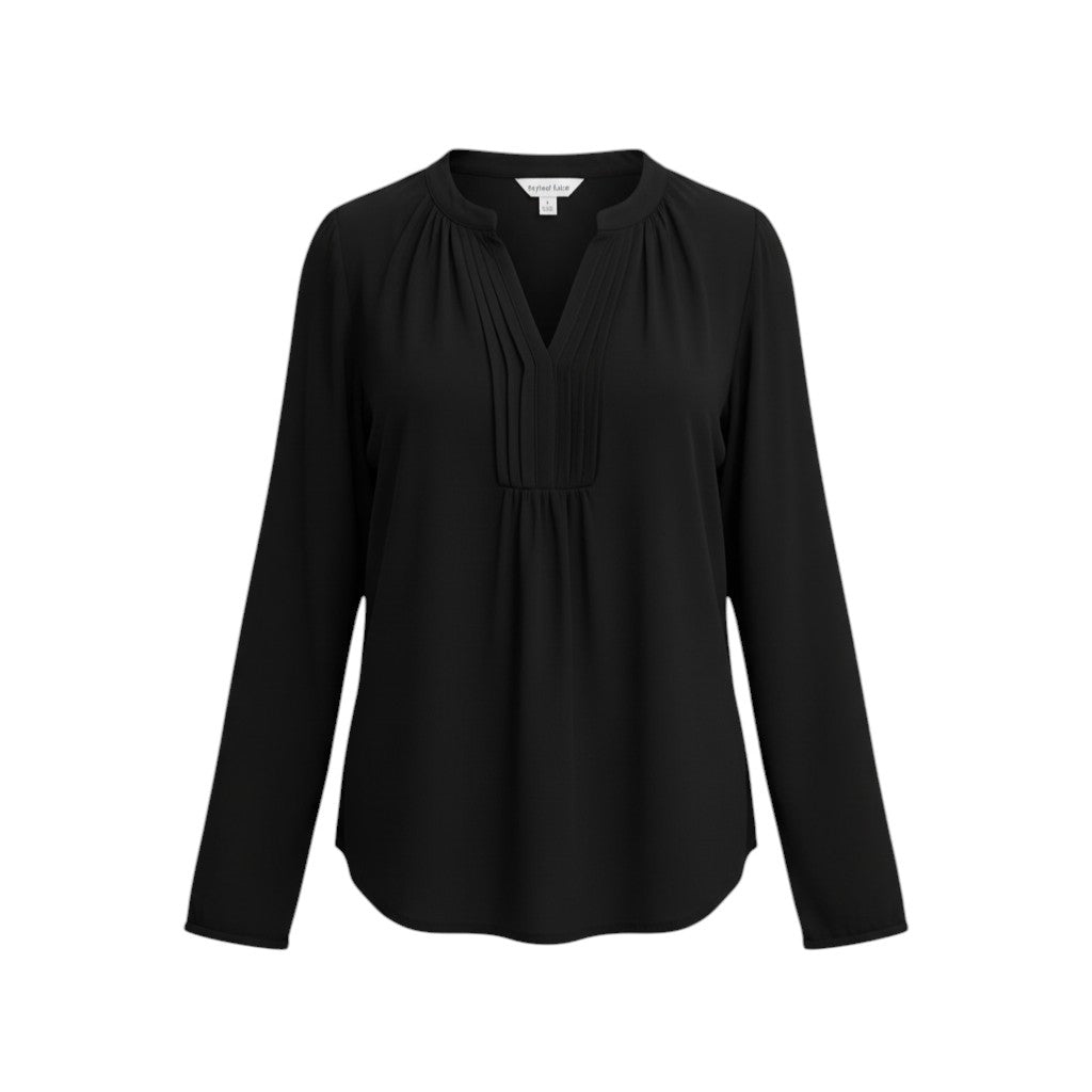 La Mer Luxe Banded Cuff Top 1-L151