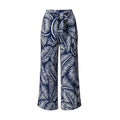 La Mer Luxe Navy Palm Pants 280K-E01K