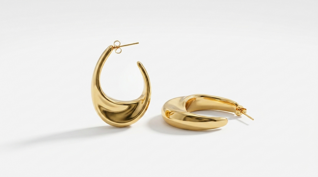 Sofia Gold Twist Hoops