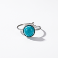 Turquoise Adjustable Ring - Iris