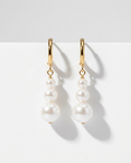 Lily Pearl Hoop Earrings