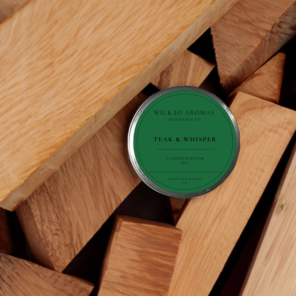 Teak & Whisper Travel Tin