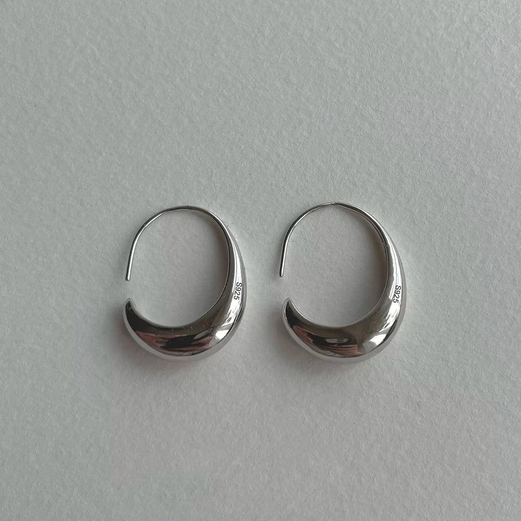 Moon Tears 925 Sterling Silver Earrings