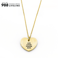 Live Laugh Toaster Bath Necklace