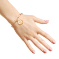Charm Bracelet with N Hexagon Initial – Trendy Fashion Jewelry Accessory
