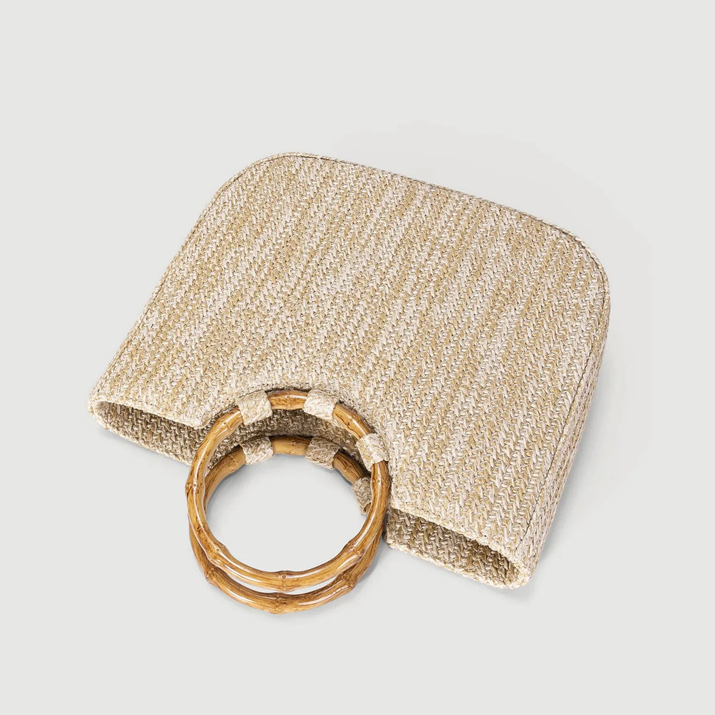 Verena Bamboo Handle Bag