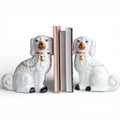 Ceramic Vintage Inspired Staffordshire Dog Bookend
